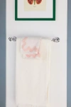 Anthropologie Amor Heart Towel Bar In Silver