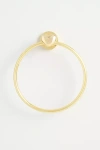 Anthropologie Amor Heart Towel Ring In Gold
