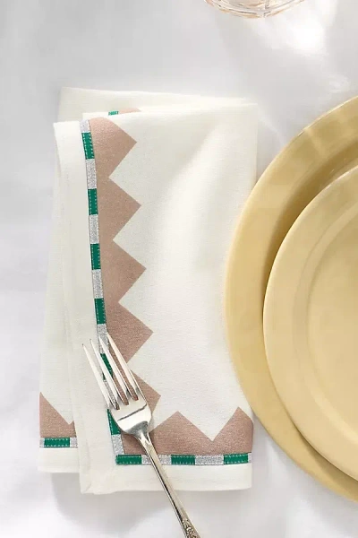 Anthropologie Amrita Assorted Napkins, Set Of 4 In Multi