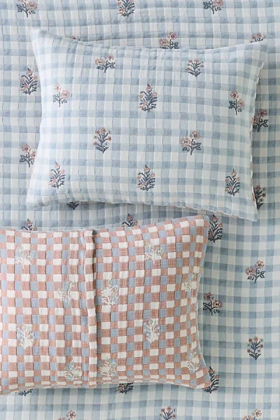 Anthropologie Anja Cotton Floral Pillowcases, Set Of 2 In Multi