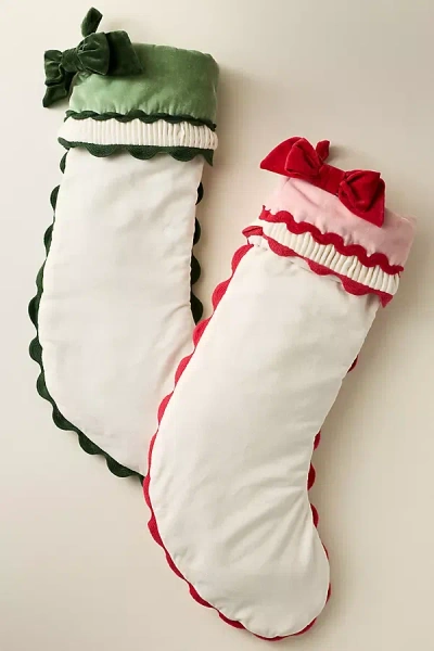 Anthropologie Annabelle Stocking In White