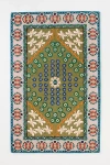 Anthropologie Annora Hand-tufted Wool Dragonfly Border Rug In Multi