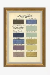 Anthropologie Antique Paint Samples Wall Art In Multi