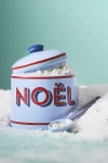 Anthropologie Après Ski Handpainted Stoneware Sugar Pot Set In Black