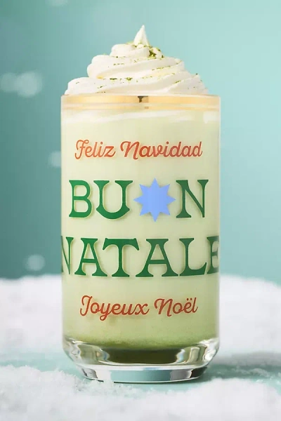 Anthropologie Après Ski Juice Glass In White