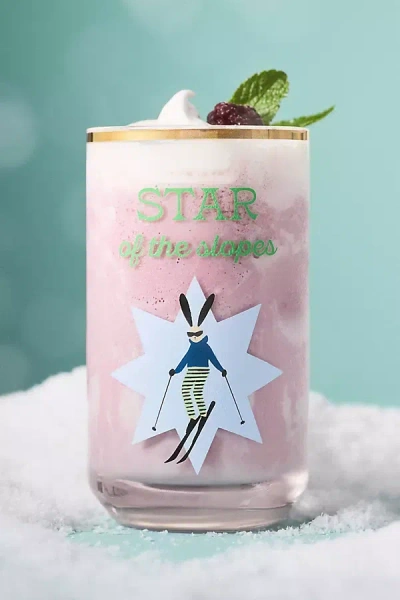 Anthropologie Après Ski Juice Glass In Pink