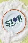 Anthropologie Apres Ski Stoneware Dessert Plate In White