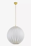 Anthropologie Arabella Fabric Pendant Light