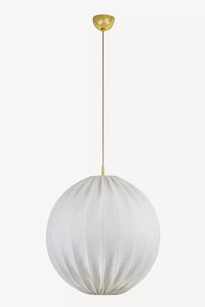 Anthropologie Arabella Fabric Pendant Light
