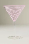 Anthropologie Arabesque Martini Glass In Pink