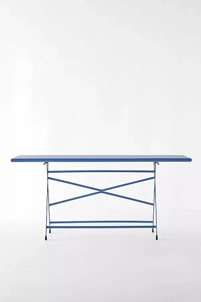 Anthropologie Arc En Ciel Indoor/outdoor Dining Table In Blue
