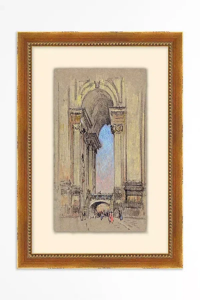 Anthropologie Arches With A View Wall Art In Brown