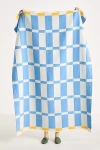 Anthropologie Ares Cotton Chenille Woven Throw Blanket