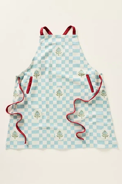 Anthropologie Aria Apron In Blue