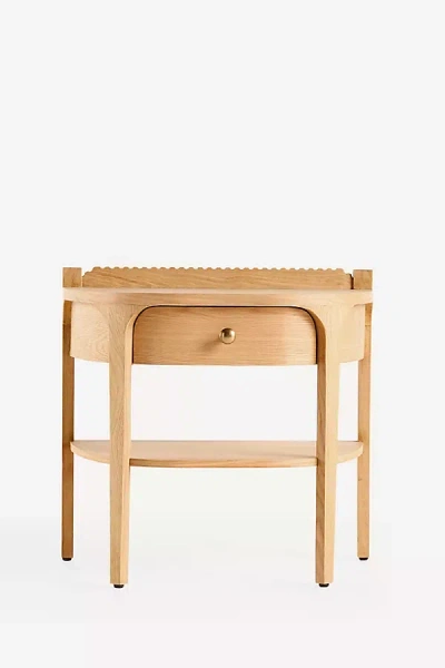 Anthropologie Aria Wood Nightstand In Brown