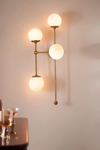 Anthropologie Armstrong Sconce In Gold