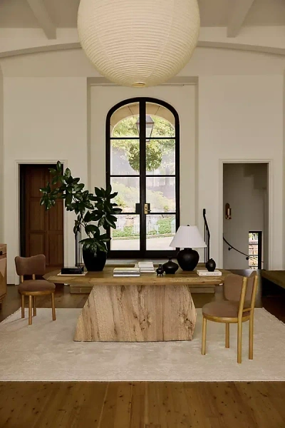 Anthropologie Armstrong Oval Dining Table In Brown
