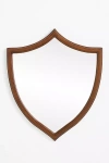 Anthropologie Arthur Mahogany Crest Wall Mirror