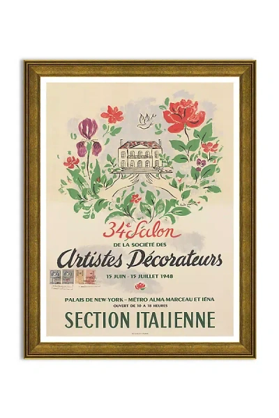 Anthropologie Artistes Decorateurs Wall Art In Brown