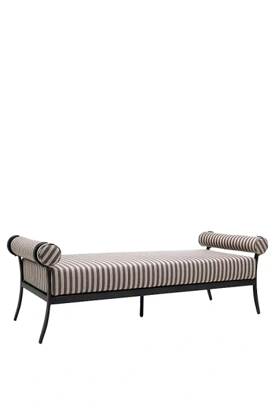 Anthropologie Ashley Childers Antibes Indoor/outdoor Bench In Brown