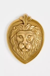 Anthropologie Aslan Animal Metal Gallery Wall Charm In Gold