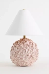 Anthropologie Aster Hydrangea Table Lamp In Pink
