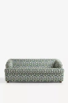 Anthropologie Astrea Jacquard Woven Athena Sleeper Sofa In Blue
