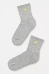 Anthropologie Athletic Bow Socks In Grey
