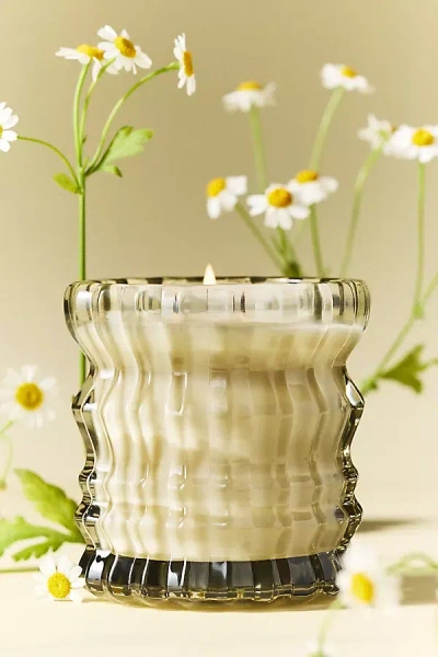 Anthropologie Auden Lueur Fresh Serene Boxed Glass Candle In Neutral
