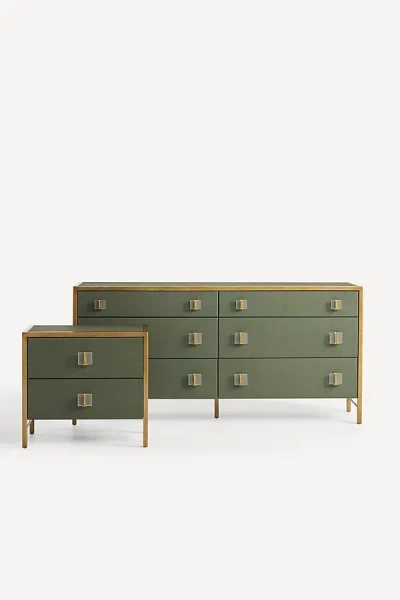 Anthropologie Autumn Nightstand In Green