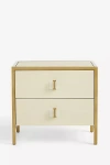 Anthropologie Autumn Nightstand In White