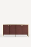 Anthropologie Autumn Rectangular 72" Shagreen Sideboard In Brown