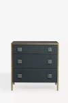 Anthropologie Autumn Shagreen Three-drawer Dresser In Blue