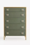 Anthropologie Autumn Tall Five-drawer Dresser