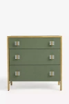 Anthropologie Autumn Three-drawer Dresser In Green