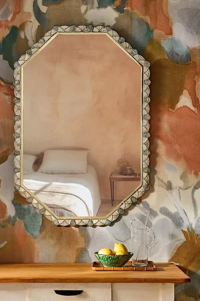 Anthropologie Avril Wall Mirror In Gold