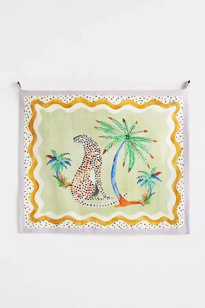 Anthropologie Ayana Animal-print Tapestry In Multi