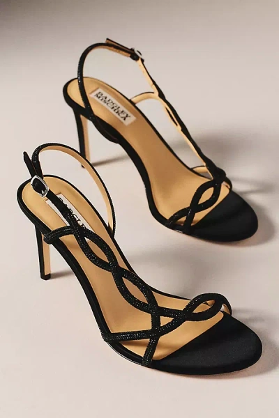 Anthropologie Badgley Mischka Yulissa Sandals In Black