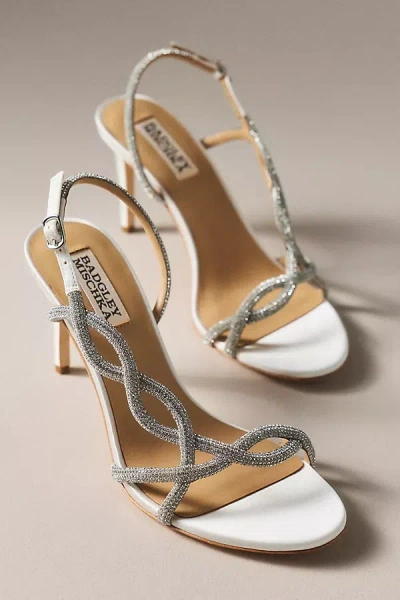 Anthropologie Badgley Mischka Yulissa Sandals In White