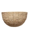 Anthropologie Barnacle Wood Bead Demi Lune Sconceu200b In Sand