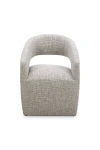 Anthropologie Barrow Rolling Dining Chair In Gray