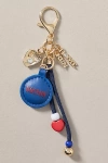 Anthropologie Baseball Bag Charm In Red