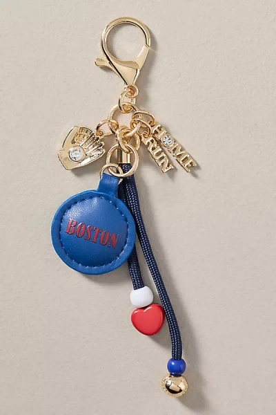 Anthropologie Baseball Bag Charm In Red