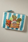 Anthropologie The Fiona Medium Beaded Pouch: Produce Edition In Multicolor