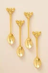 ANTHROPOLOGIE BEE TEASPOONS, SET OF 4