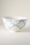 Anthropologie Benedita Bow Ceramic Stoneware Serve Bowl