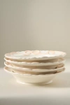 Anthropologie Benedita Bow Stoneware Bowls, Set Of 4
