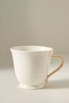 Anthropologie Benedita Bow Stoneware Mug