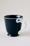Anthropologie Benedita Bow Stoneware Mug