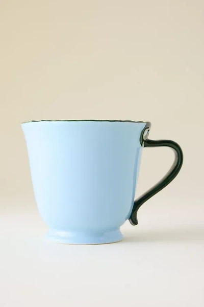 Anthropologie Benedita Bow Stoneware Mug